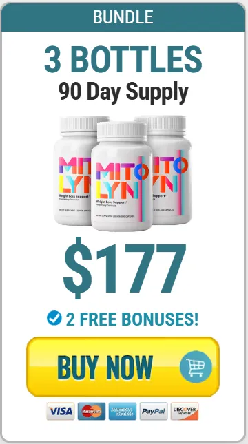 MITOLYN - 3 bottles - $69 per bottle